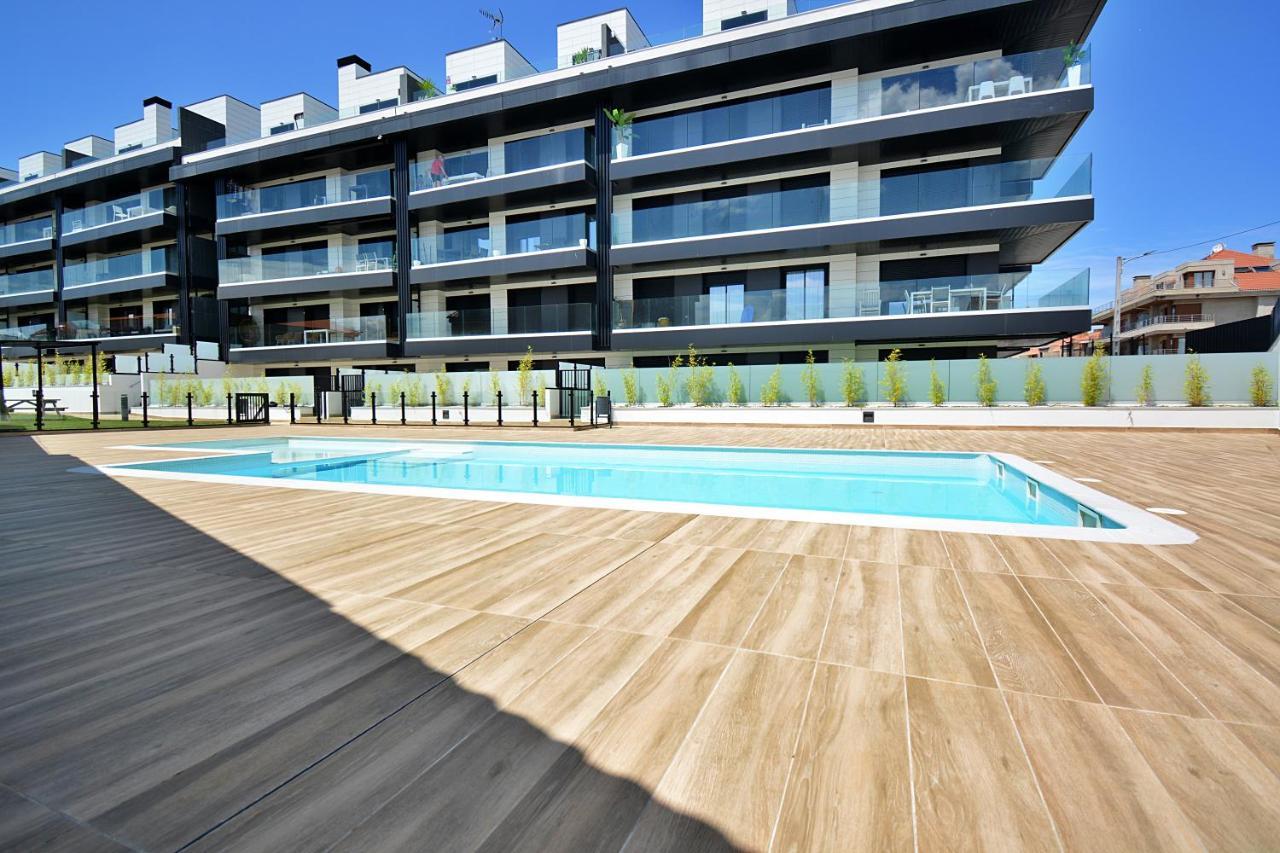 Galihost - Impresionante Apartamento Con Piscina En Sanxenxo Exterior foto